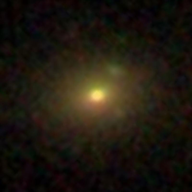 SDSS image of elliptical galaxy PGC 25042, which is sometimes misidentified as NGC 2689