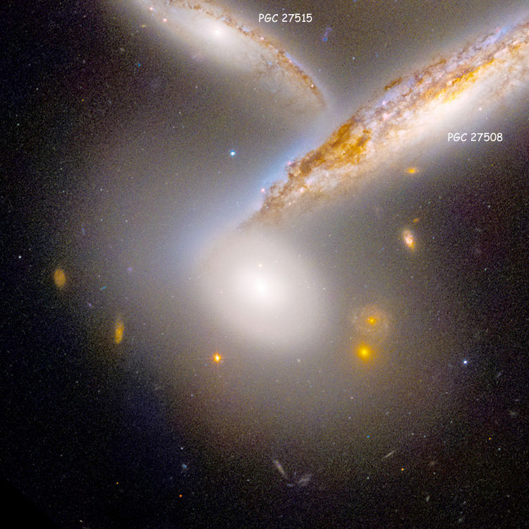 HST image of lenticular galaxy PGC 27513, a member of Hickson Compact Group (HCG) 40