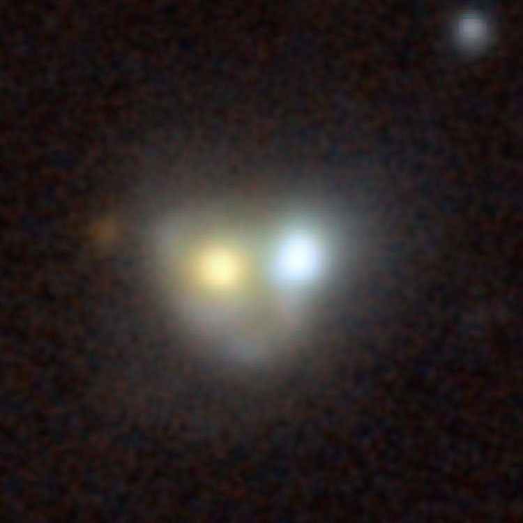 PanSTARRS image of the pair of interacting galaxies listed as PGC 2816780, which is sometimes misidentified as IC 738