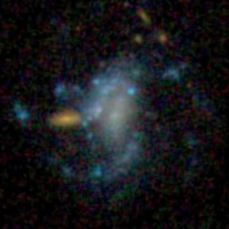 SDSS image of spiral galaxy PGC 35042, also known as NGC 3664A