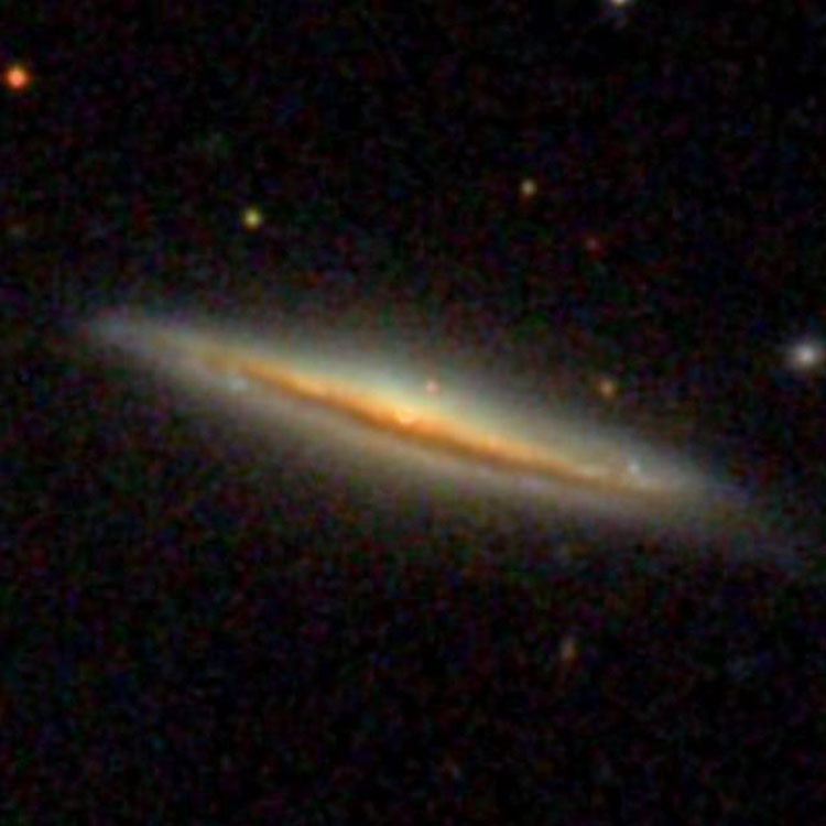 SDSS image of spiral galaxy PGC 36928, which is sometimes called NGC 3907B