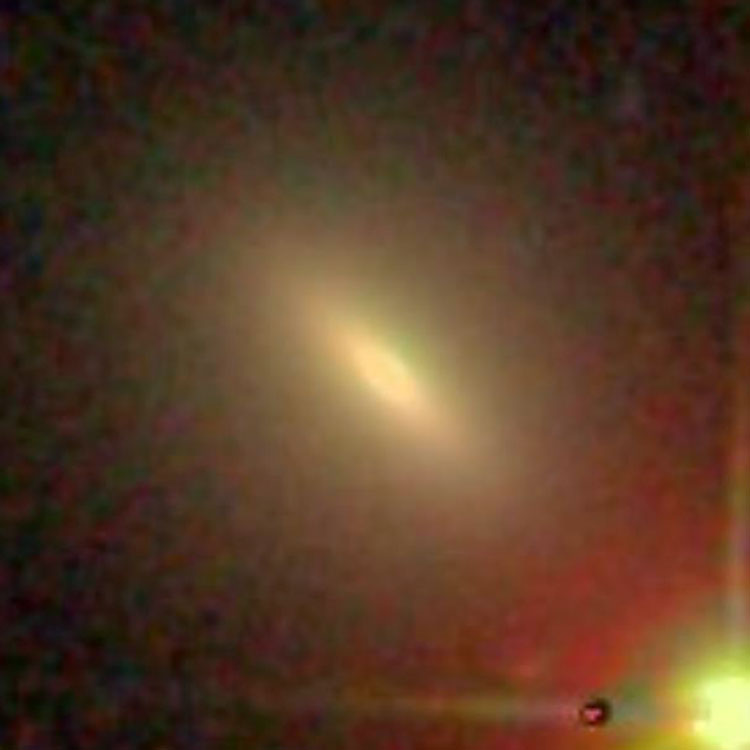 SDSS image of lenticular galaxy PGC 38075, which is occasionally misidentifed as NGC 4046