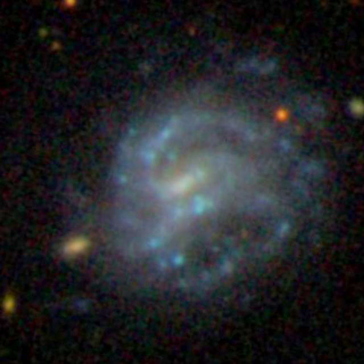 SDSS image of spiral galaxy PGC 38461, which is sometimes called NGC 4108B