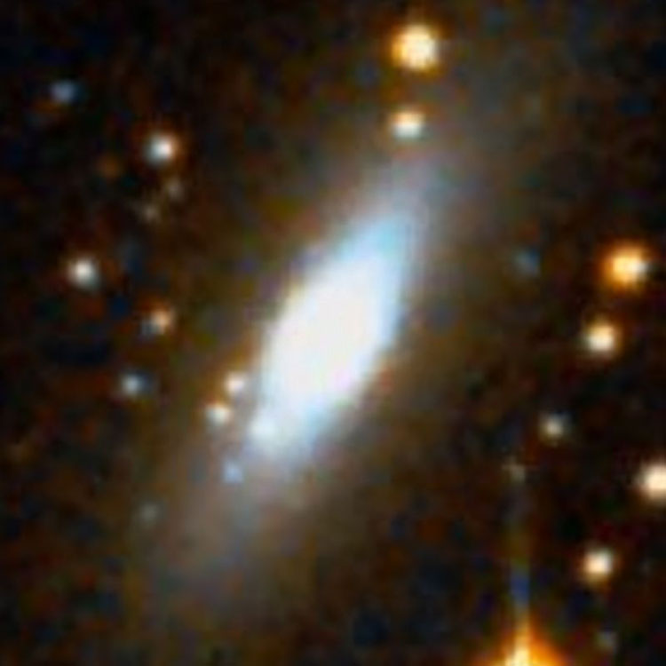 DSS image of lenticular galaxy PGC 40549, also known as NGC 4373A
