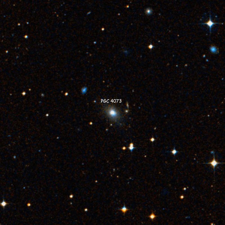 DSS image of region near lenticular galaxy PGC 4073
