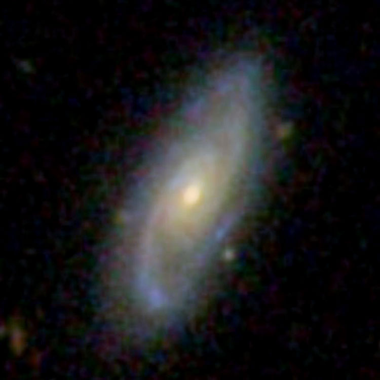 SDSS image of spiral galaxy PGC 43555, which may be the otherwise lost NGC 4752
