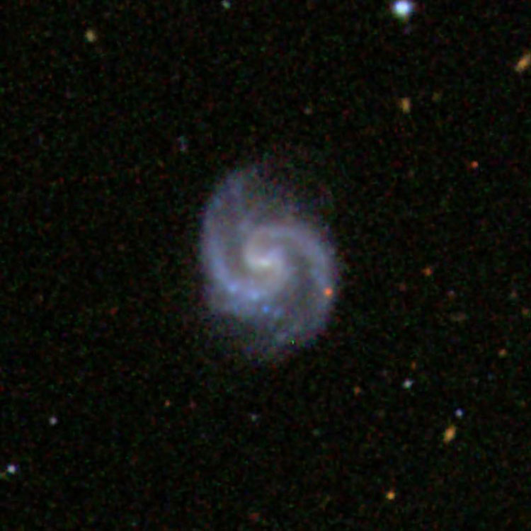 SDSS image of spiral galaxy PGC 50584, also known as Arp 79, and sometimes called NGC 5490C