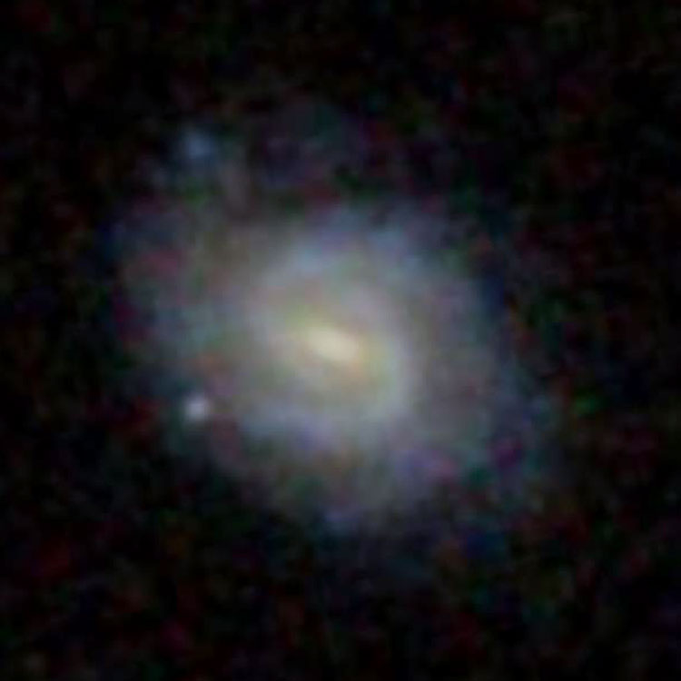 SDSS image of spiral galaxy PGC 50640, also known as Hickson Compact Group 71C
