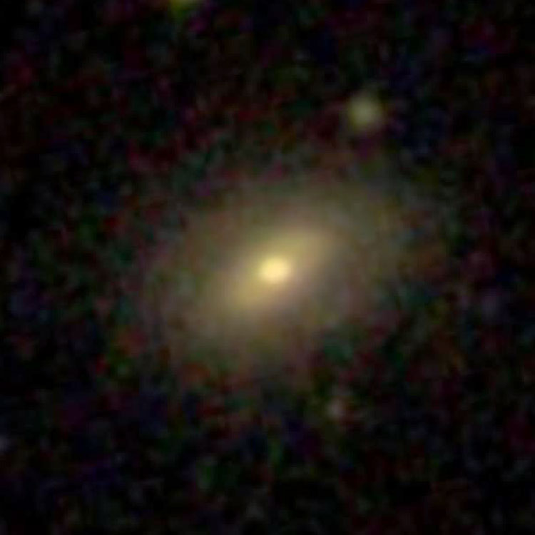 SDSS image of lenticular galaxy PGC 50641, also known as Hickson Compact Group 71D