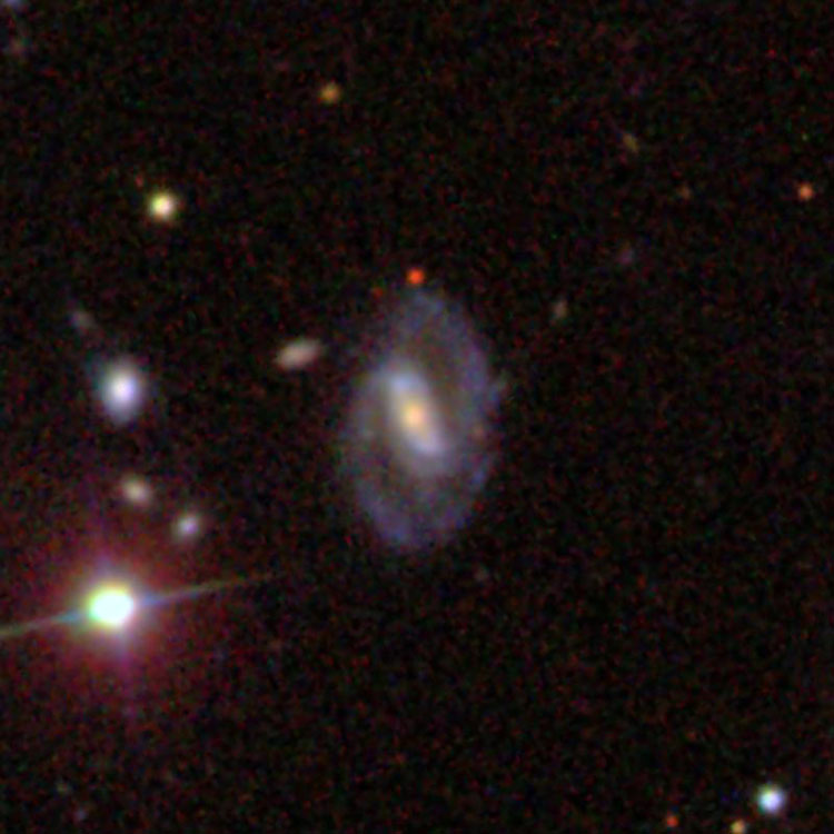 SDSS image of spiral galaxy PGC 57073, often misidentified as NGC 6054