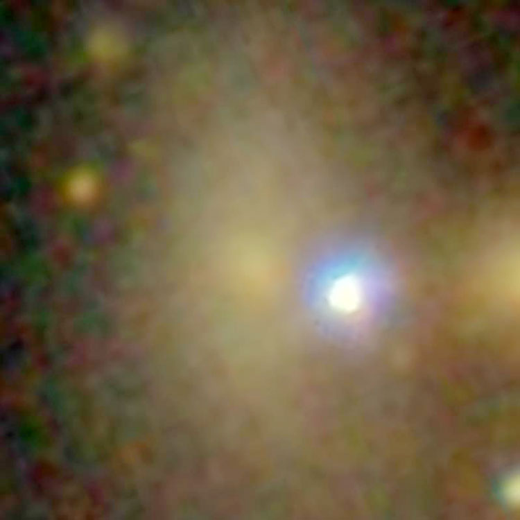 SDSS image of spiral galaxy PGC 61743, an apparent neighbor of NGC 6623