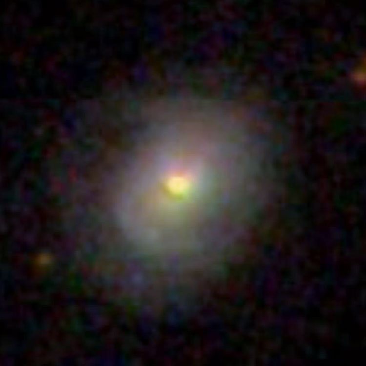 SDSS image of spiral galaxy PGC 620, which is sometimes misidentified as NGC 4