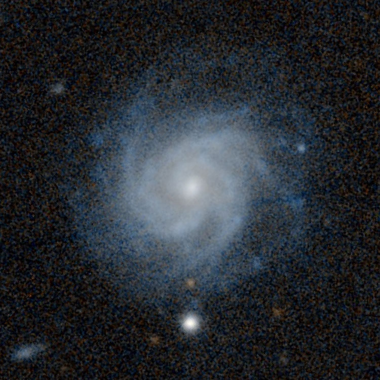 PanSTARRS image of spiral galaxy PGC 68160, a member of Hickson Compact Group 91