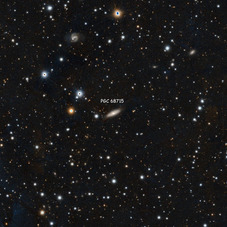 PanSTARRS image of region near lenticular galaxy PGC 68715
