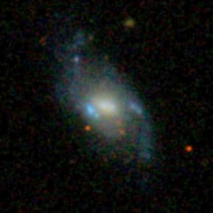 SDSS image of spiral galaxy PGC 7905, which is usually misidentified as NGC 811