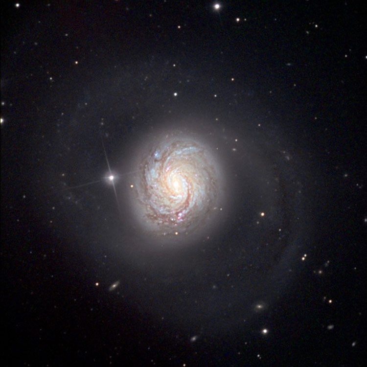 NOAO image of spiral galaxy NGC 1068, also known as M77