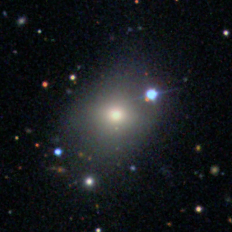 SDSS image of elliptical galaxy NGC 6047