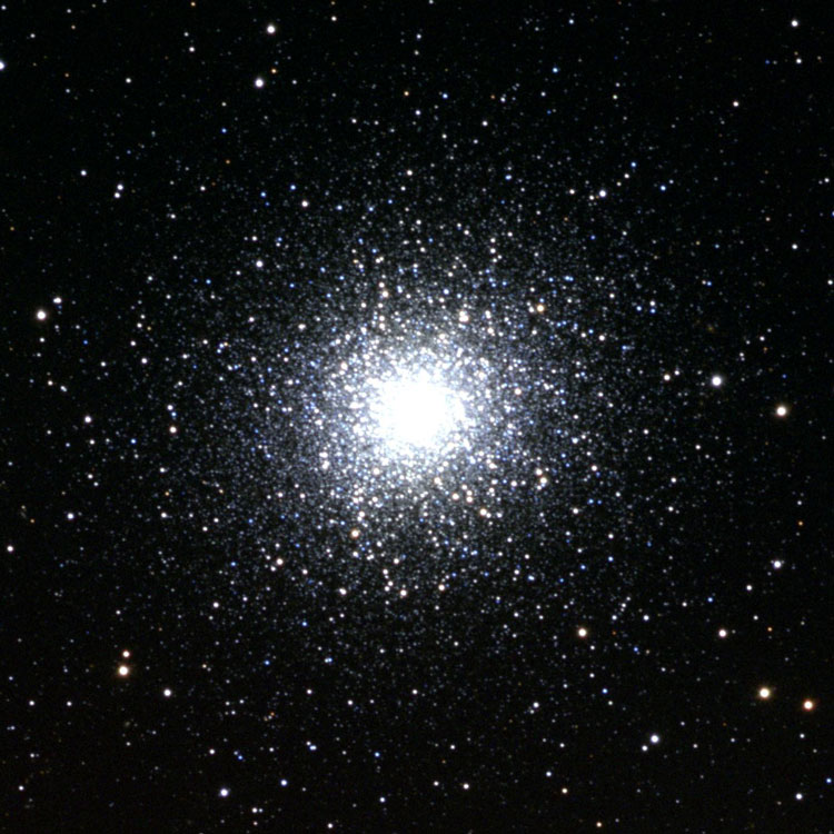 NOAO image of globular cluster NGC 6205, also known as M13, and the Globular Cluster in Hercules