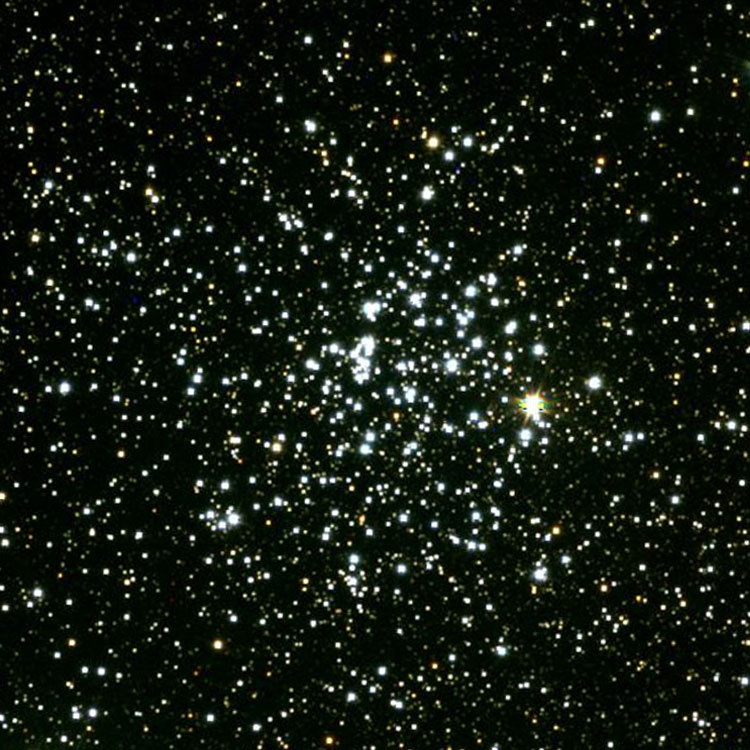 NOAO image of region near open cluster NGC 7654, also known as M52
