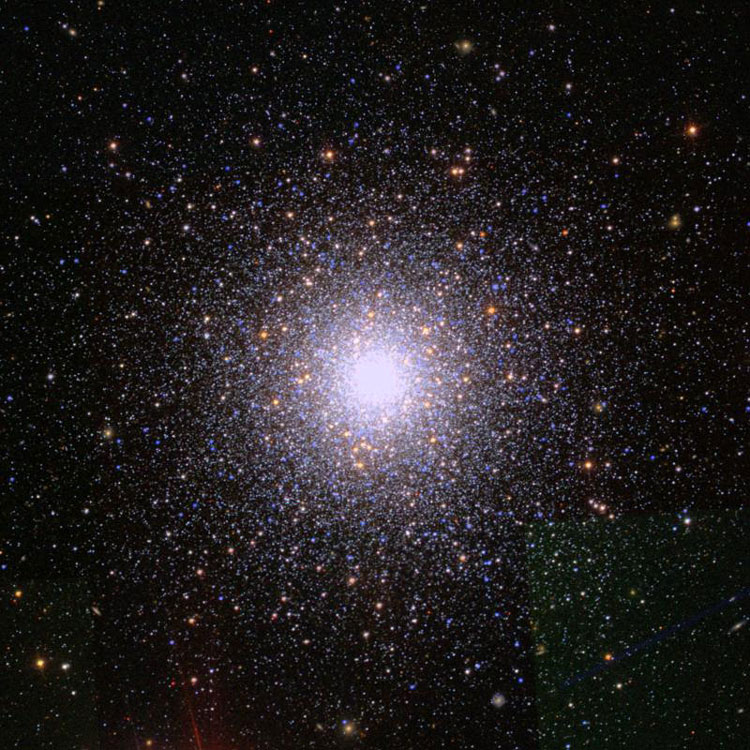 SDSS image of globular cluster NGC 5024, also known as M53