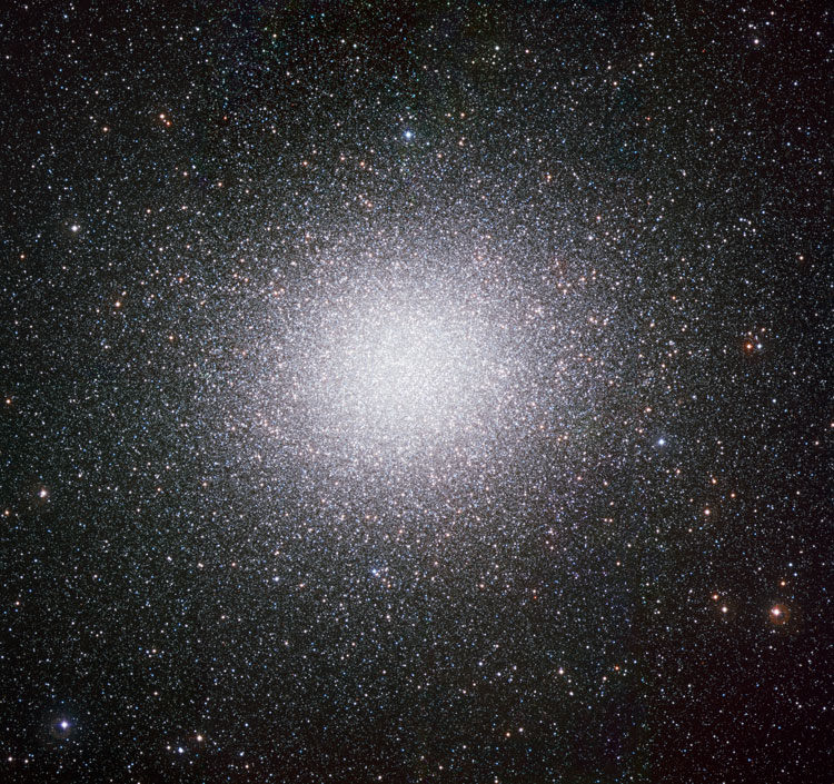 ESO image of core of NGC 5139, also known as Omega Centauri