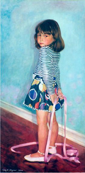 Portrait of Samantha Seligman, by Libby Seligman