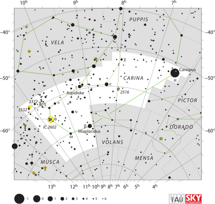 IAU/S&T map of Carina