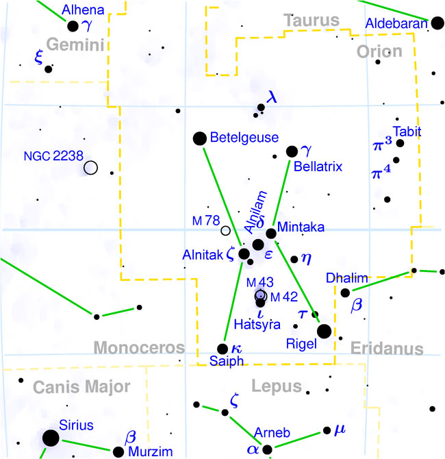 Wikimedia Commons map of Orion
