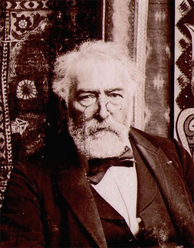 Photograph of Auguste Voigt taken in 1895 (age about 76)