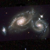 Arp 274 (NGC 5679 + PGC 52129 and 52130)