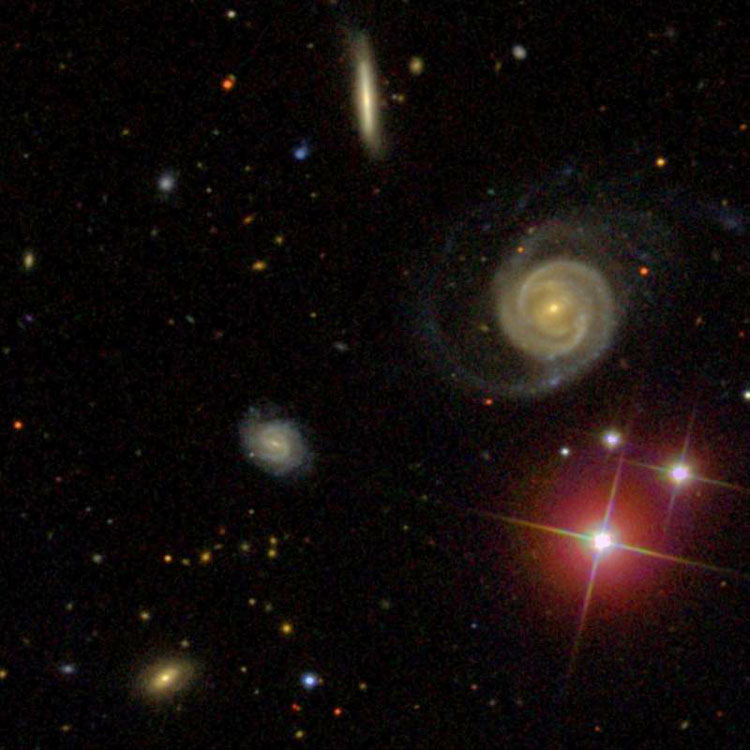 SDSS image of Hickson Compact Group (HCG) 71