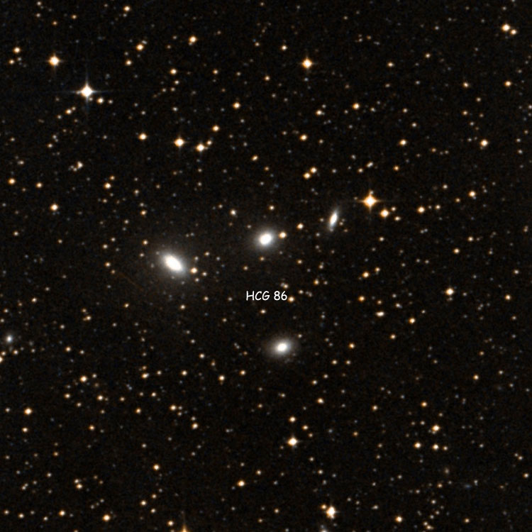 DSS image of region near Hickson Compact Group 86