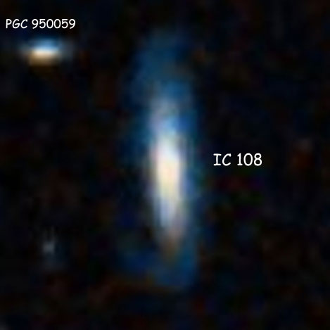 DSS image of spiral galaxy IC 108