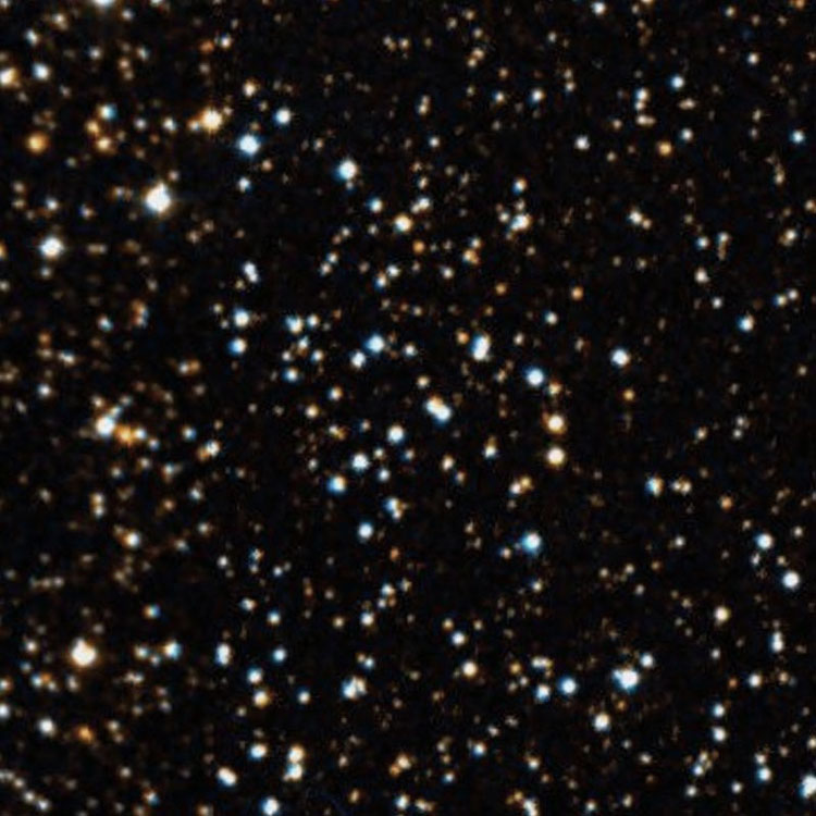 DSS image of stellar grouping IC 1402
