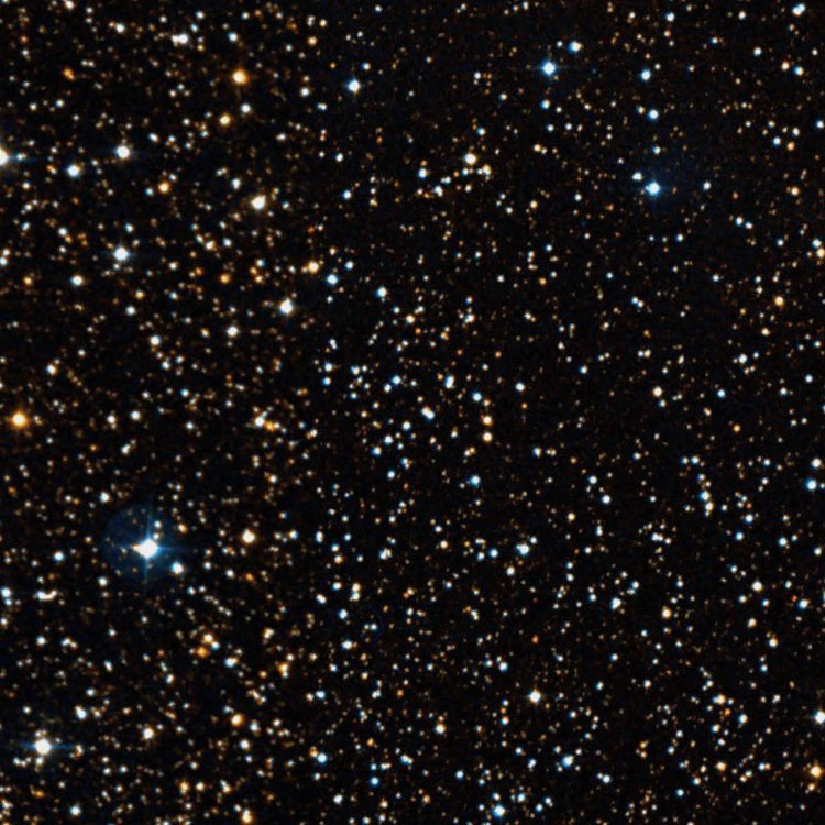 DSS image of region around stellar grouping IC 1402