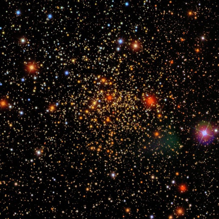 SDSS image of region near open cluster IC 166