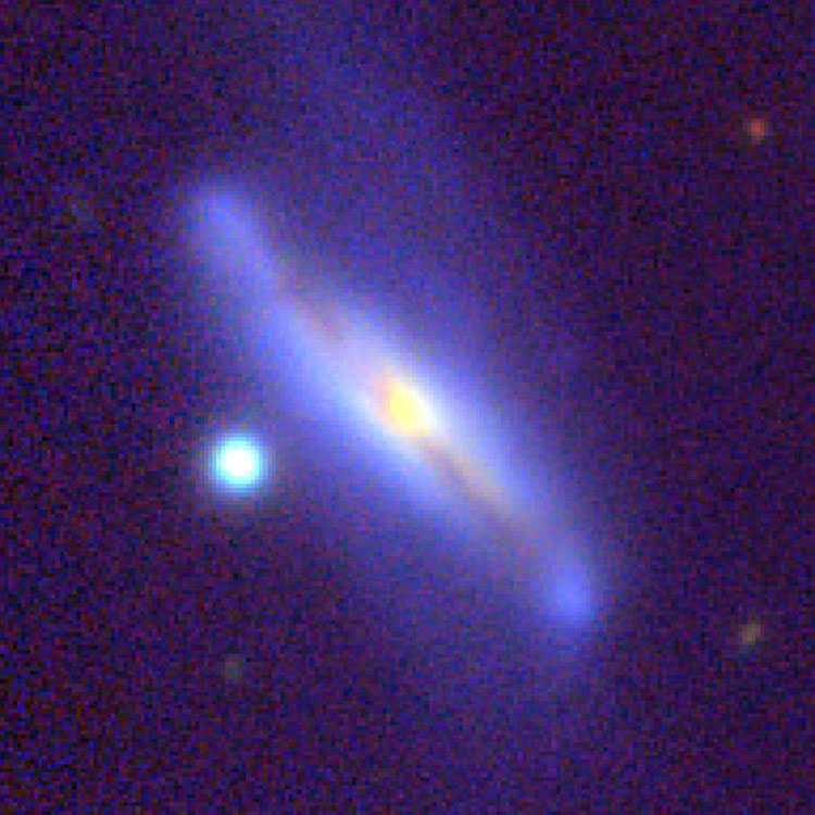 PanSTARRS image of peculiar spiral galaxy IC 18, part of Arp 100
