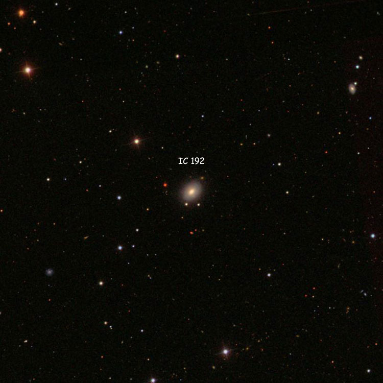 SDSS image of region near lenticular galaxy IC 192