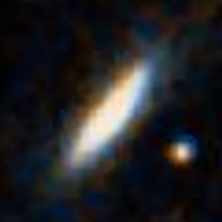 DSS image of spiral galaxy IC 2