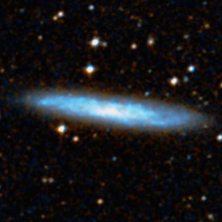 DSS image of spiral galaxy IC 2000