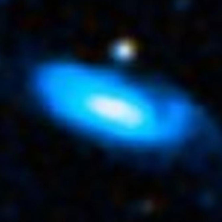DSS image of spiral galaxy IC 2010