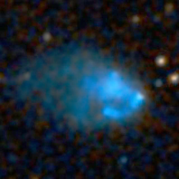DSS image of irregular galaxy IC 2032