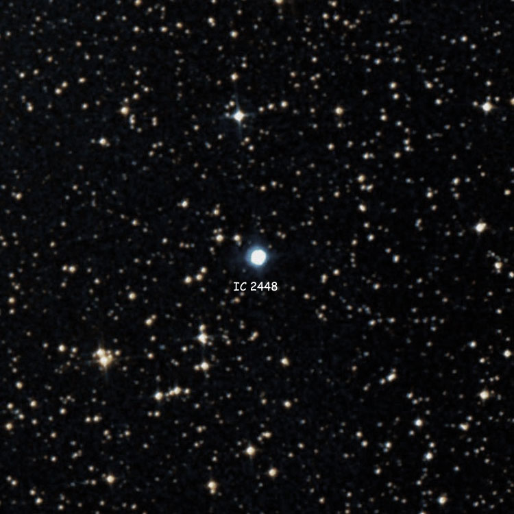 DSS image of region near planetary nebula IC 2448