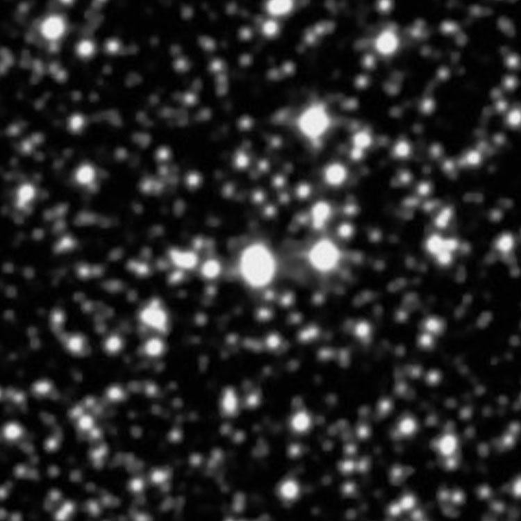 DSS image of region near planetary nebula IC 2553