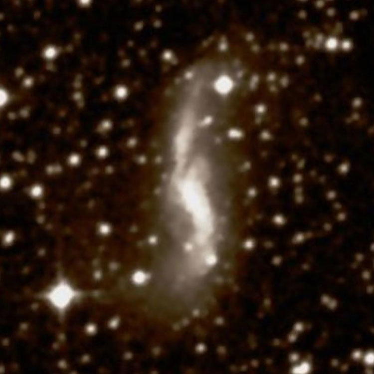 DSS image of spiral galaxy IC 2554