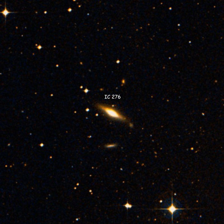 DSS image of region near lenticular galaxy IC 276