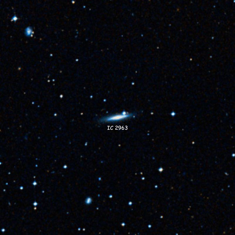 DSS image of region near lenticular galaxy IC 2963