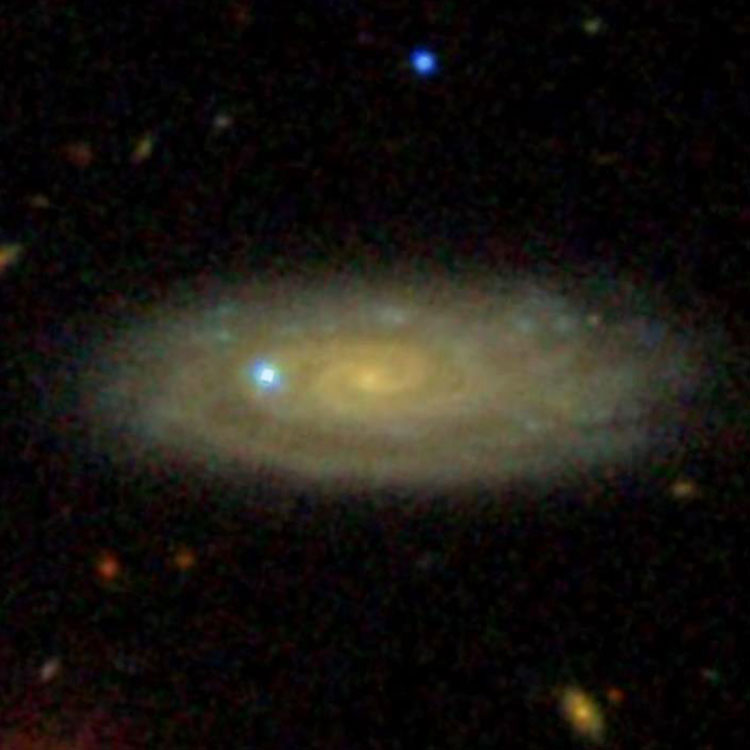 SDSS image of spiral galaxy IC 340