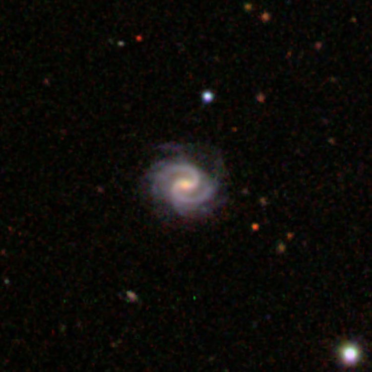SDSS image of spiral galaxy IC 3458