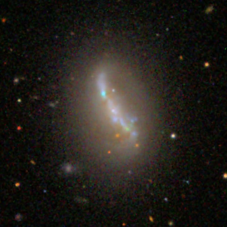 SDSS image of spiral galaxy IC 3521